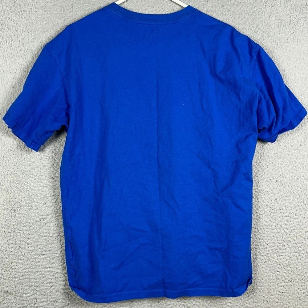 Kentucky Wildcats Nike T-Shirt Mens Medium Blue White Crew Neck Short Sleeve Tee